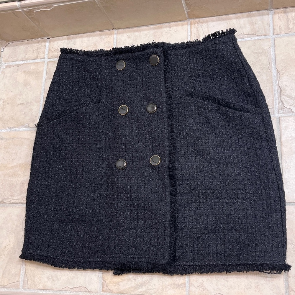 Maeve by Anthropologie Tweed Mini Skirt